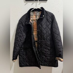 Burberry Black Quilted Jacket for Woman